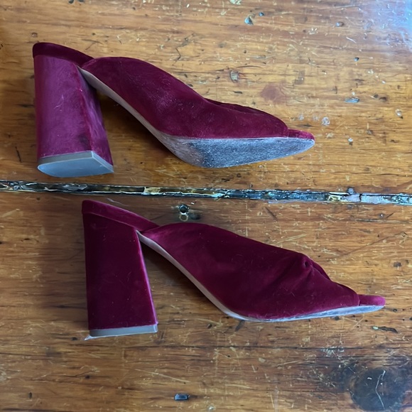 Loeffler Randell Velvet Heels - Picture 3 of 9